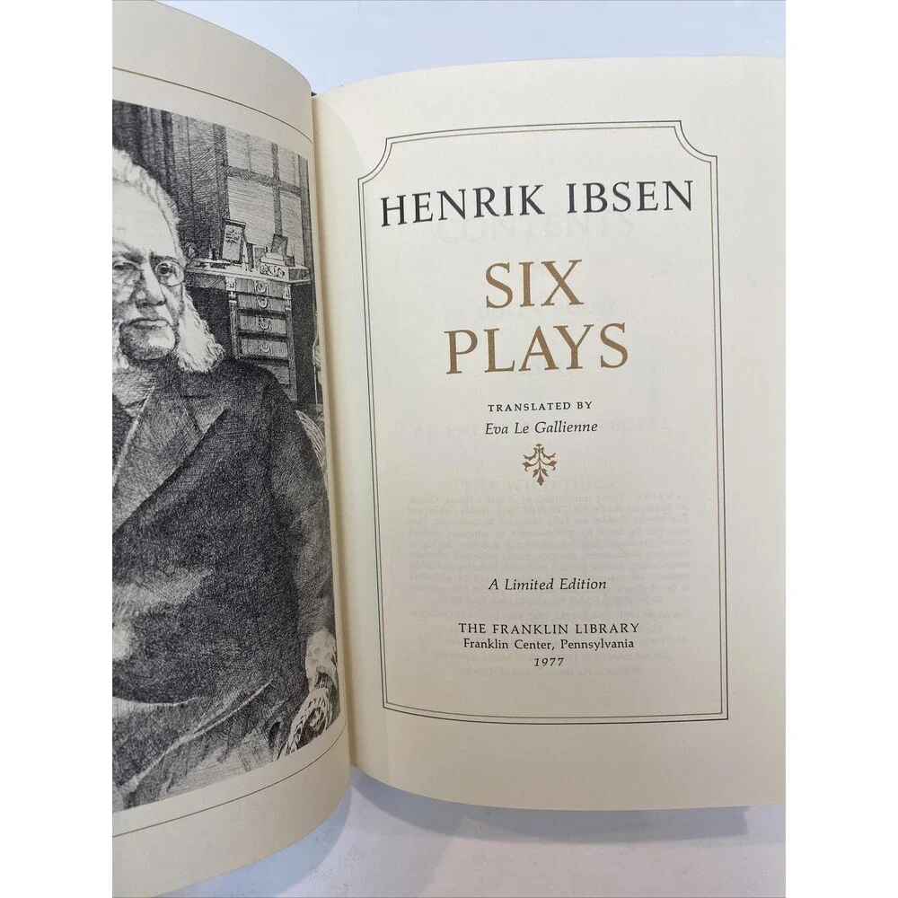 Anthology Of Plays By Ibsen 1977 Great Books Leather Bound Franklin Mint